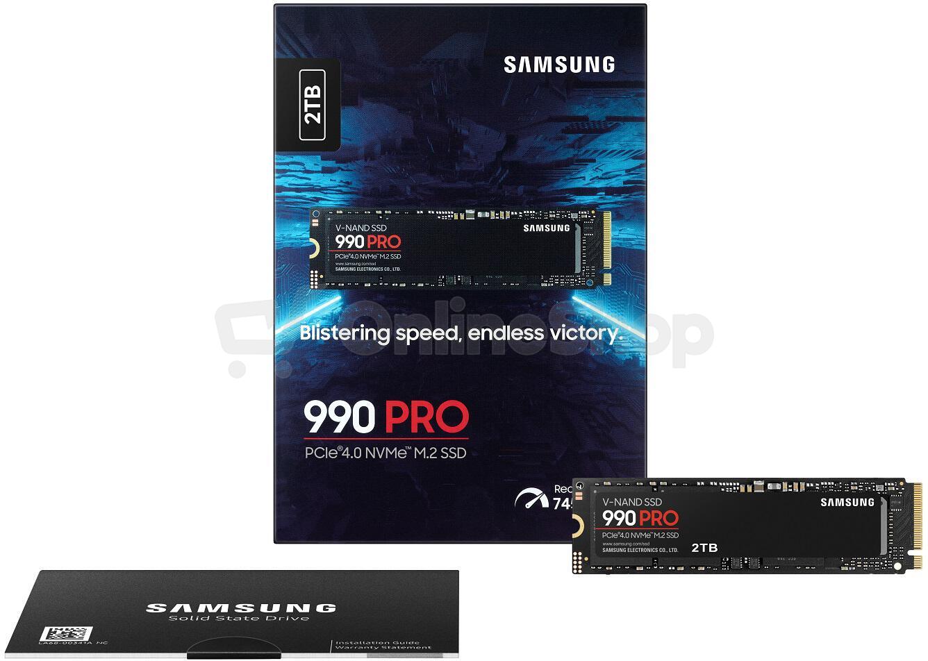 Interní SSD Samsung 990 PRO NVM, M.2 SSD 2 TB