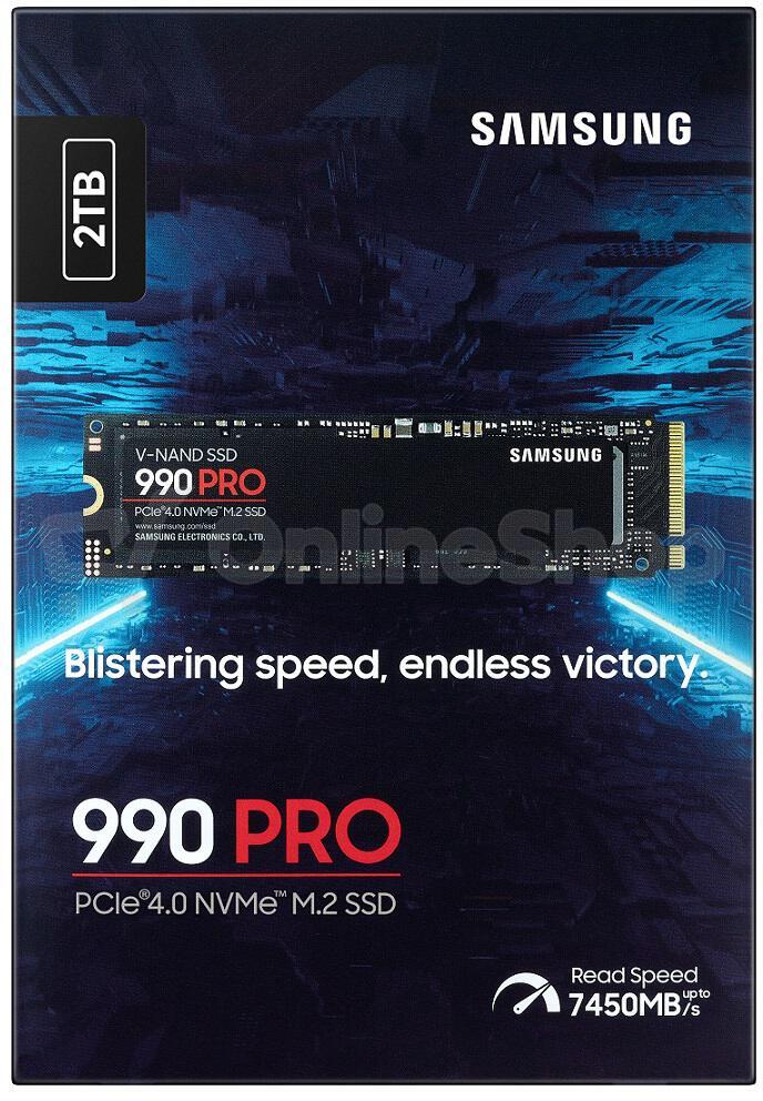 Interní SSD Samsung 990 PRO NVM, M.2 SSD 2 TB