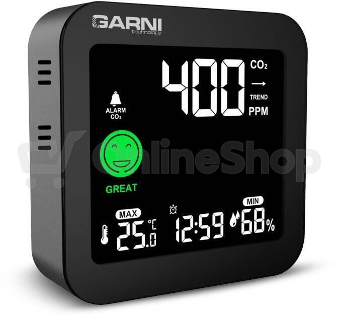 Garni technology Měřič CO2 GARNI 201 OneCare