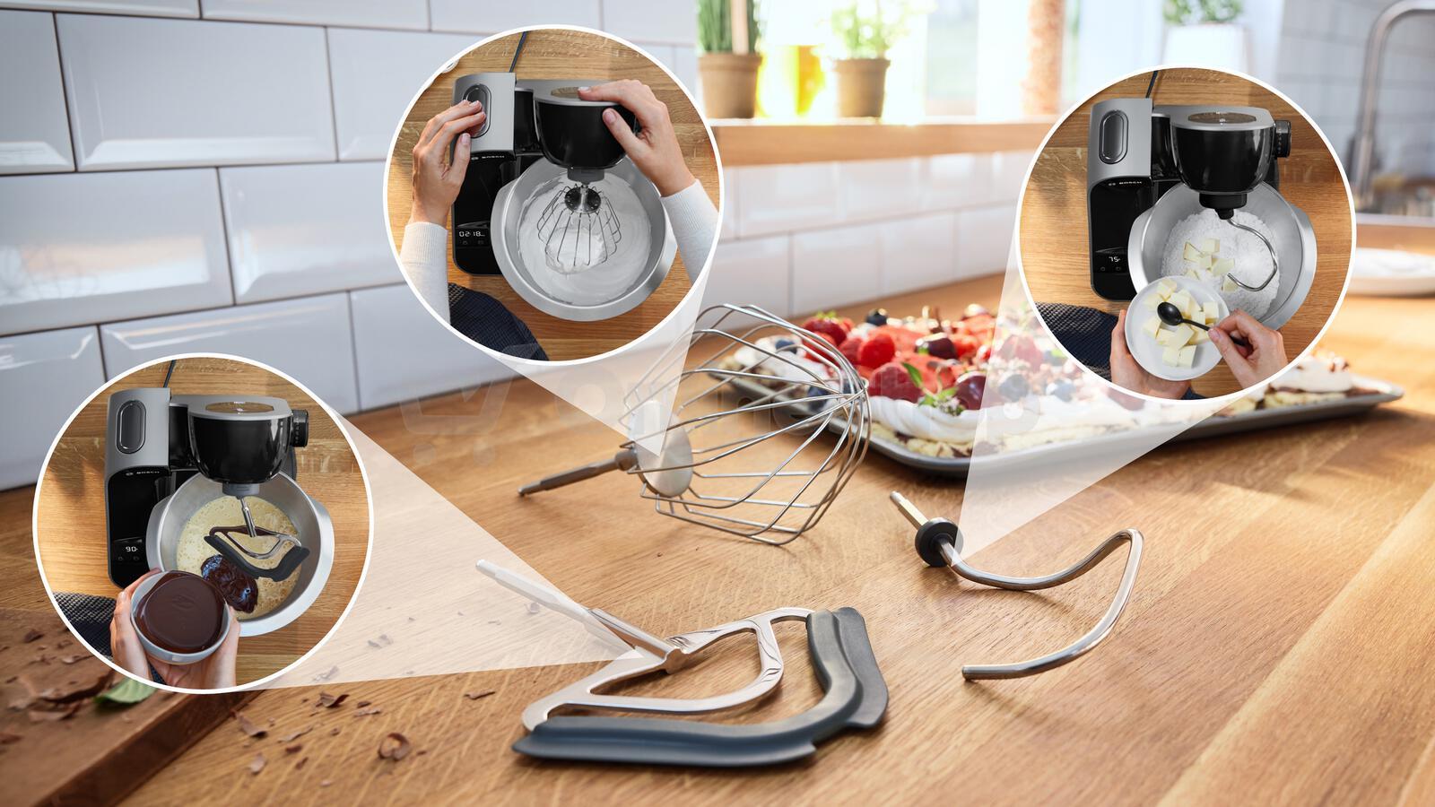 Kuchyňský robot Bosch MUM5XC4E MUM 5 s váhou 1000 W černý