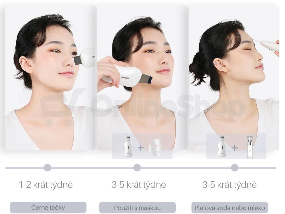 TOUCHBeauty 1887 Ultrazvuková špachtle na pleť