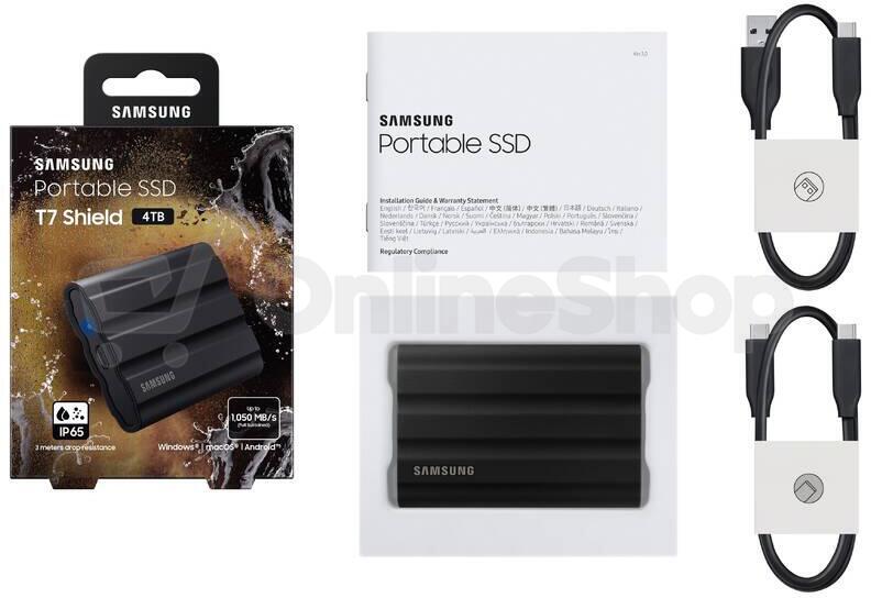 Externí disk Samsung SSD 4TB T7 Shield USB 3.2 Gen2