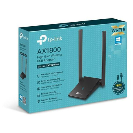 TP-Link TP-link Archer TX20U Plus High Gain Dual Band WiFi6 USB adapter