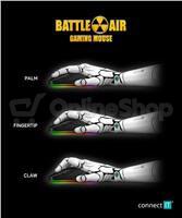 CONNECT IT BATTLE AIR 2 profesionální optická herní myš + SW, 12800 DPI, černá (CMO-5511-BK)