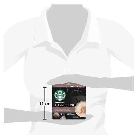 Kvov kapsle STARBUCKS by Nescaf Dolce Gusto Cappuccino, 12 ks