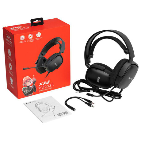 ADATA XPG PRECOG S / ANC / Jack / Drát / Černá (PRECOG S-BKCWW)
