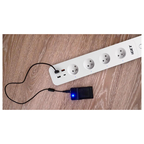 iGET HOME Power 4 USB - Smart WiFi prodluovac pvod 4x AC 230V s 4x USB portem a menm spoteby (foto 8)