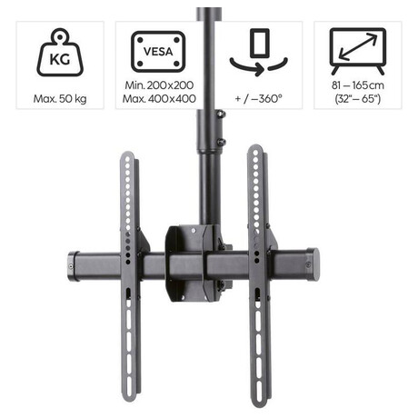 Hama stropn drk TV, 105-155 cm, 400x400, oton