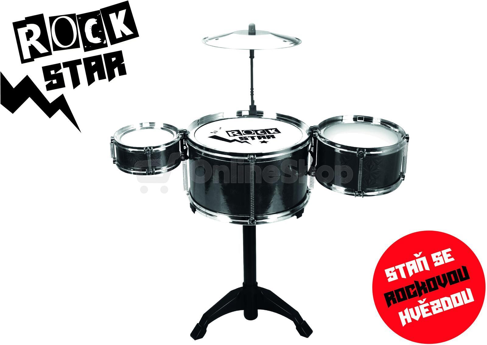 Dětská bicí souprava Teddies ROCK STAR, plast