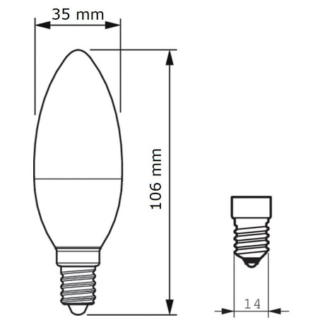 Philips CorePro E14 LED 5W