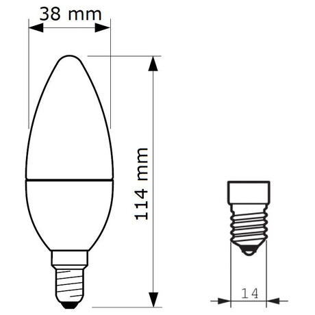 Philips CorePro E14 LED 7W