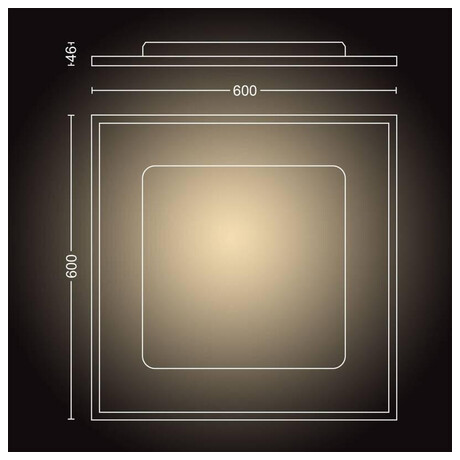 Philips Hue Aurelle PANEL 600x600mm