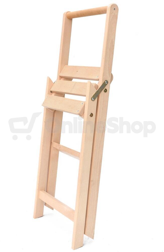 Schůdky ROJA DŘEVĚNÉ, 2 stupně