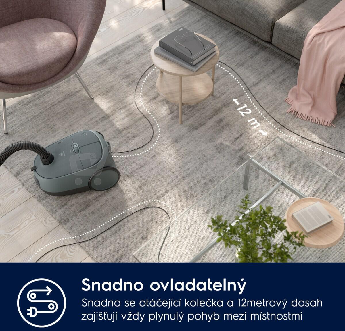 Sáčkový vysavač Electrolux 600 Clean EB61C1OG