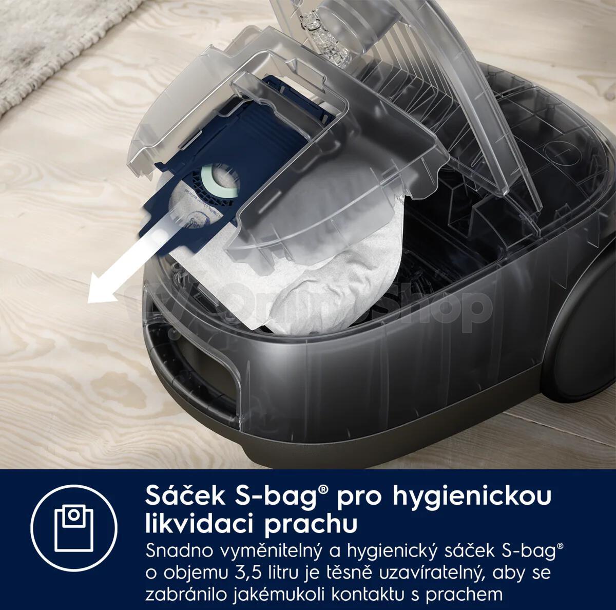Sáčkový vysavač Electrolux 600 Clean EB61C3WBL