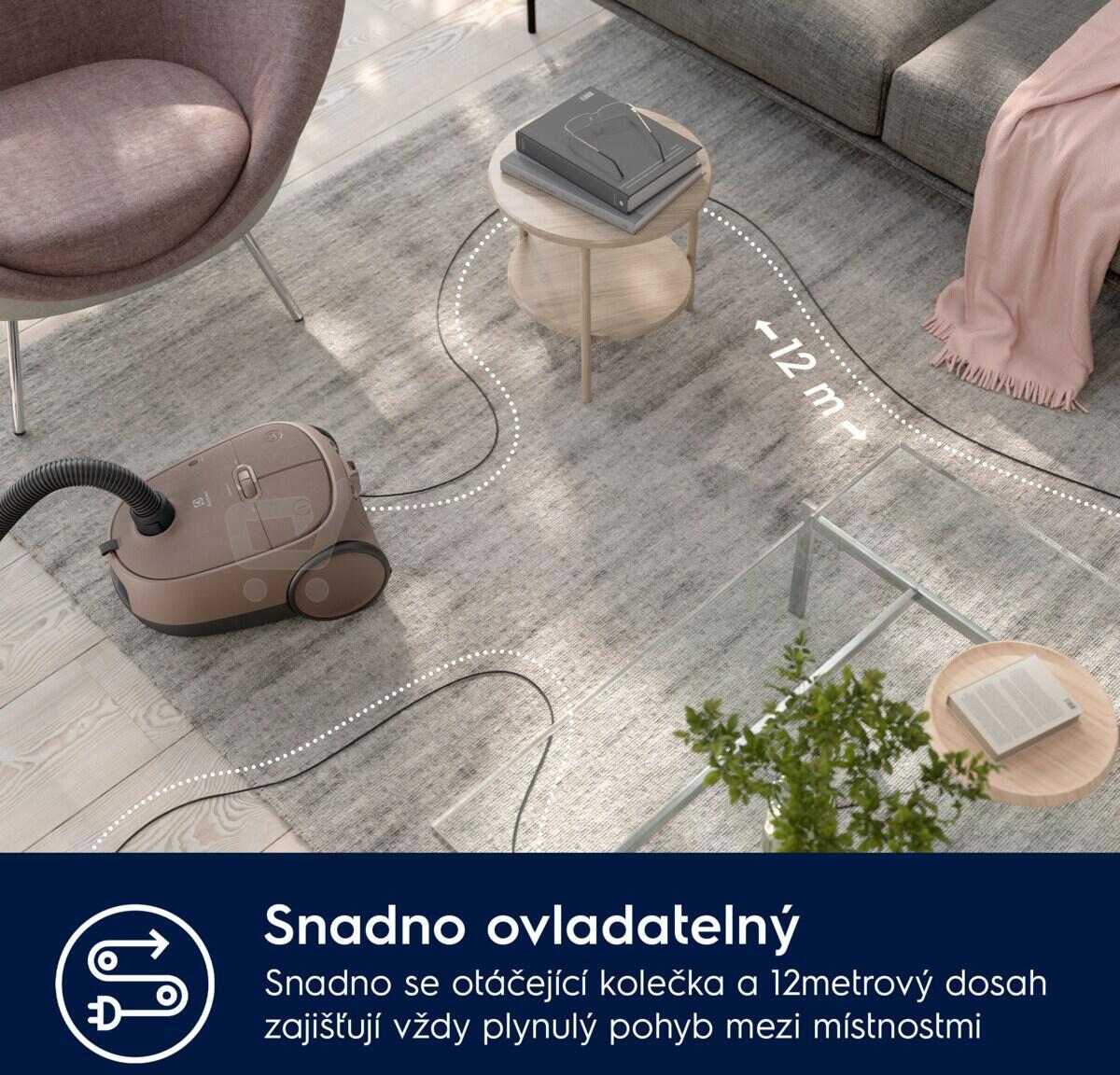 Sáčkový vysavač Electrolux 600 Clean EB61C3WBL