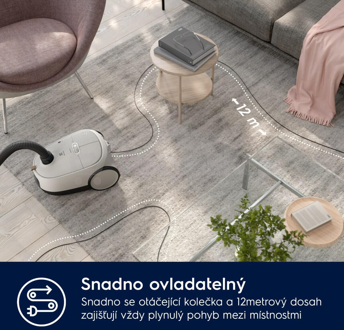 Sáčkový vysavač Electrolux EB61H6SW 600