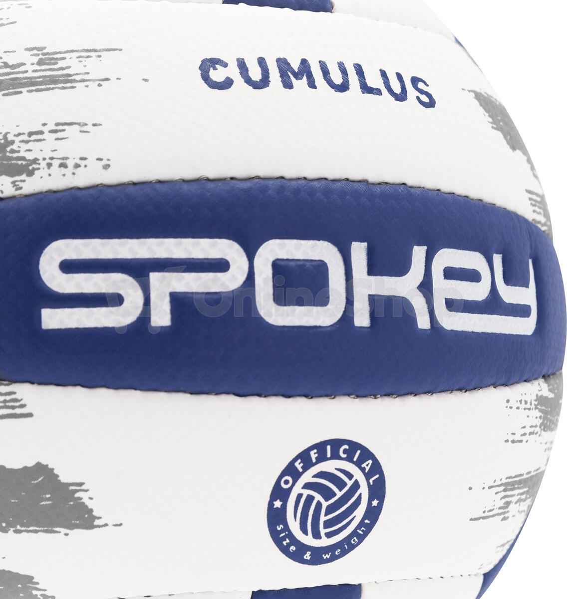 Spokey CUMULUS Volejbalový míč, vel. 5, bílo-modrý