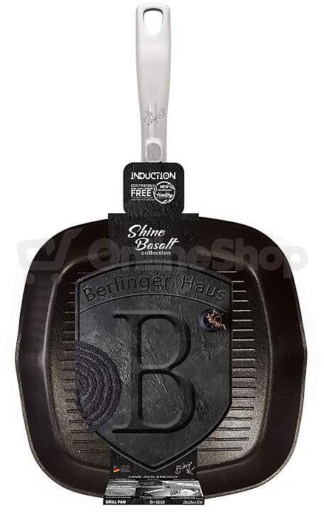 Grilovací pánev BERLINGERHAUS Shine Basalt Collection BH-6658, 28 cm