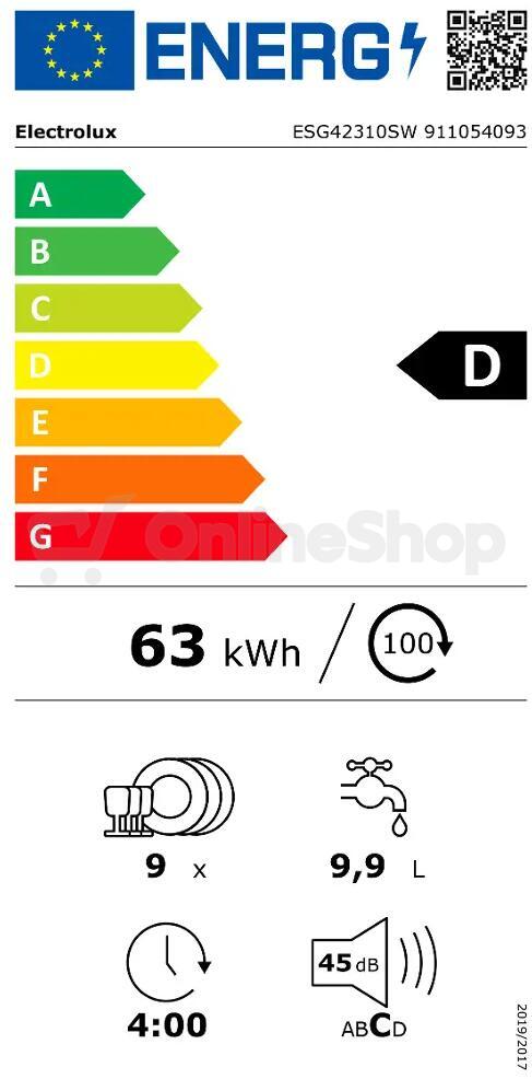 Myčka nádobí Electrolux ESG42310SW, bílá