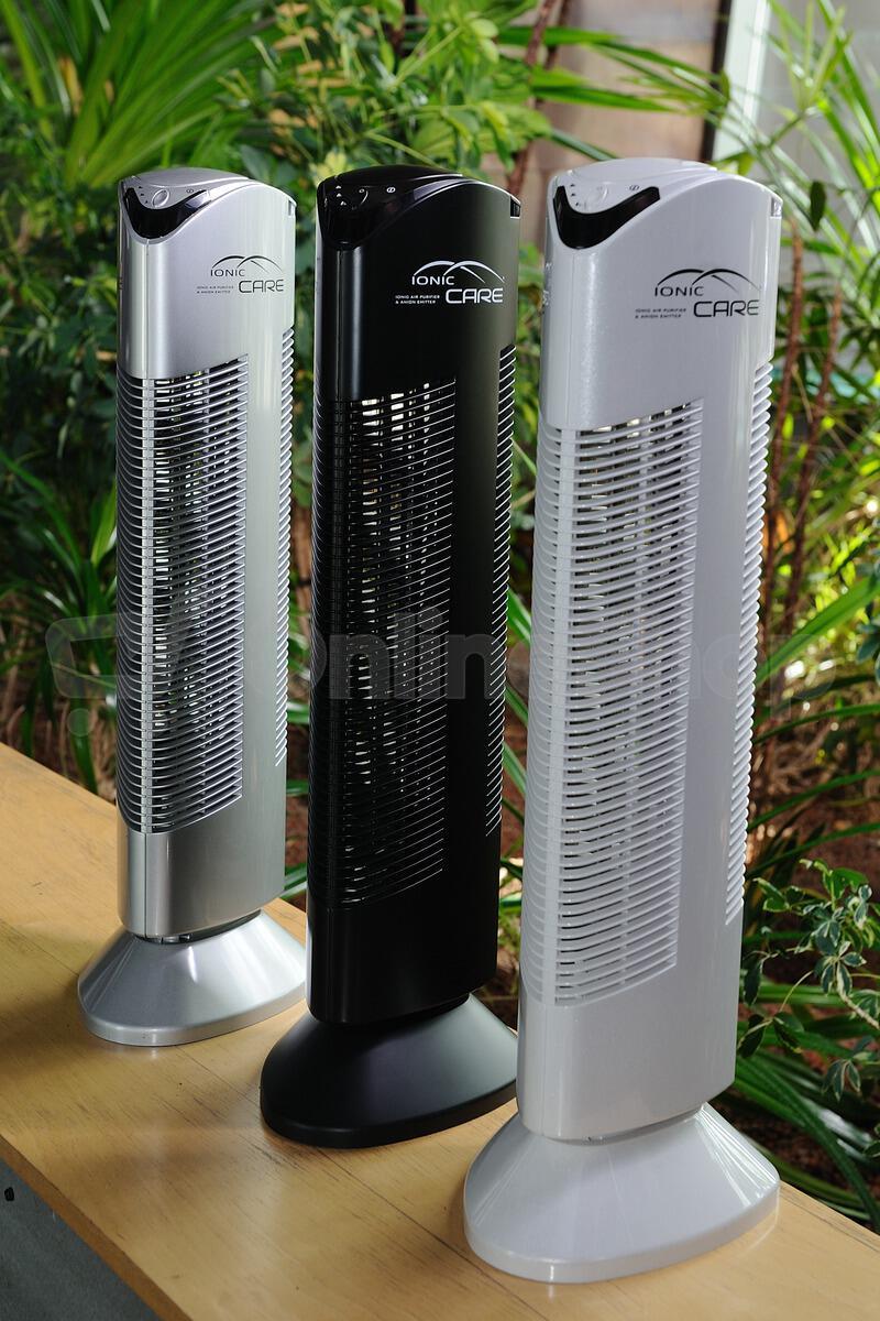 SET Čistička vzduchu Ionic Care Triton X6 s ionizátorem černá + stříbrná