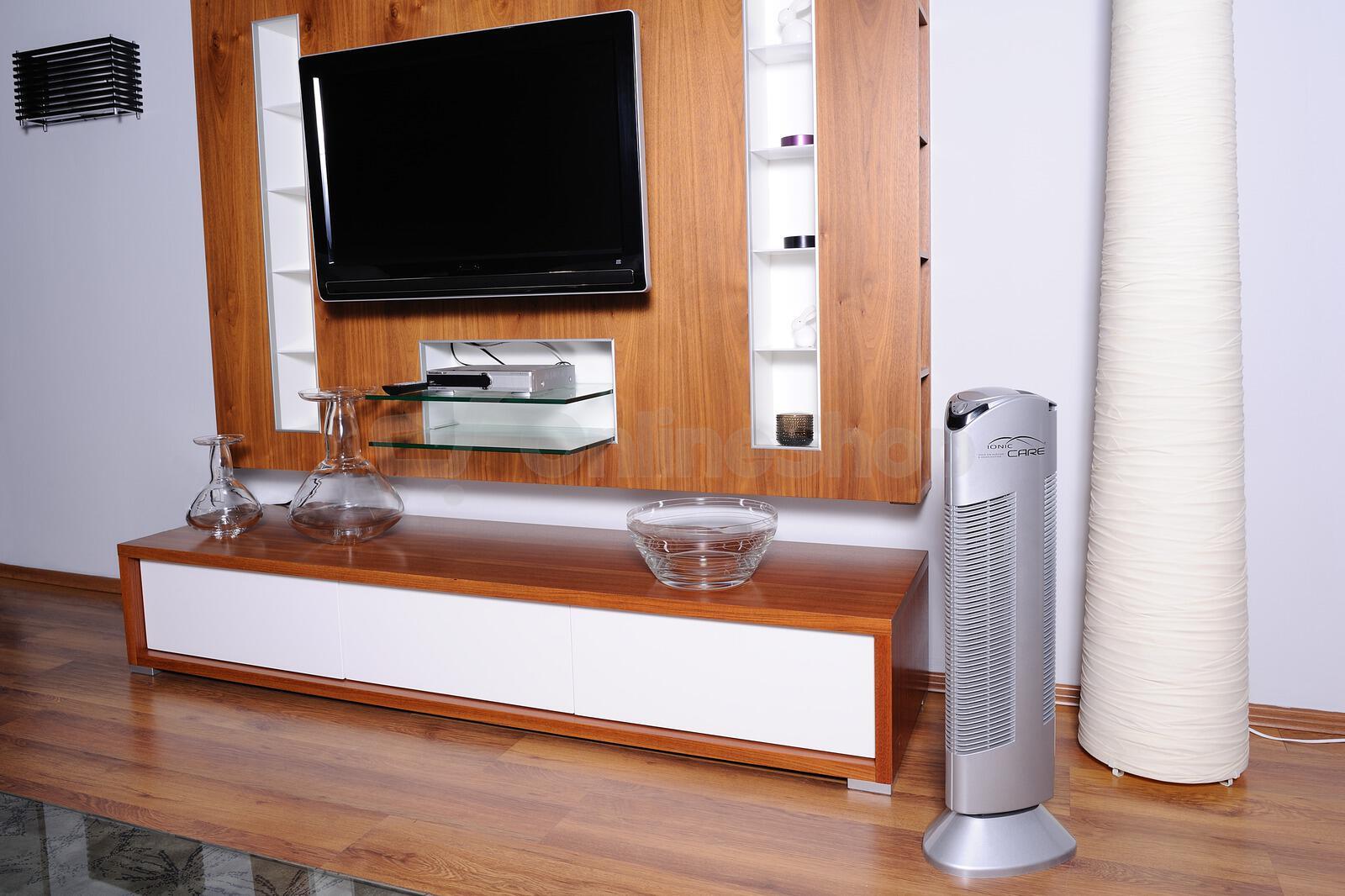SET Čistička vzduchu Ionic Care Triton X6 s ionizátorem černá + stříbrná