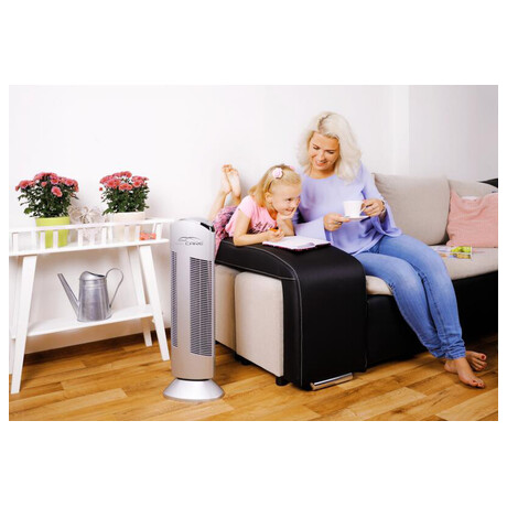 SET Čistička vzduchu Ionic Care Triton X6 s ionizátorem stříbrná + perleťově bílá