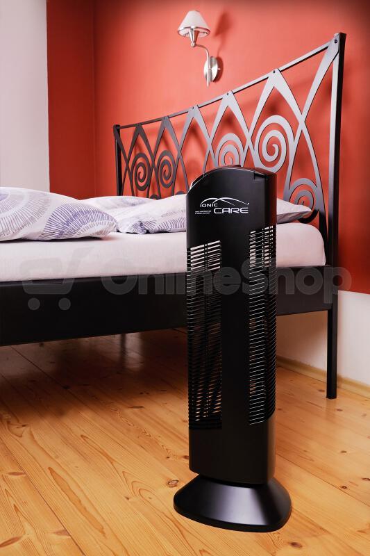 SET Čistička vzduchu Ionic Care Triton X6 s ionizátorem černá, 2ks