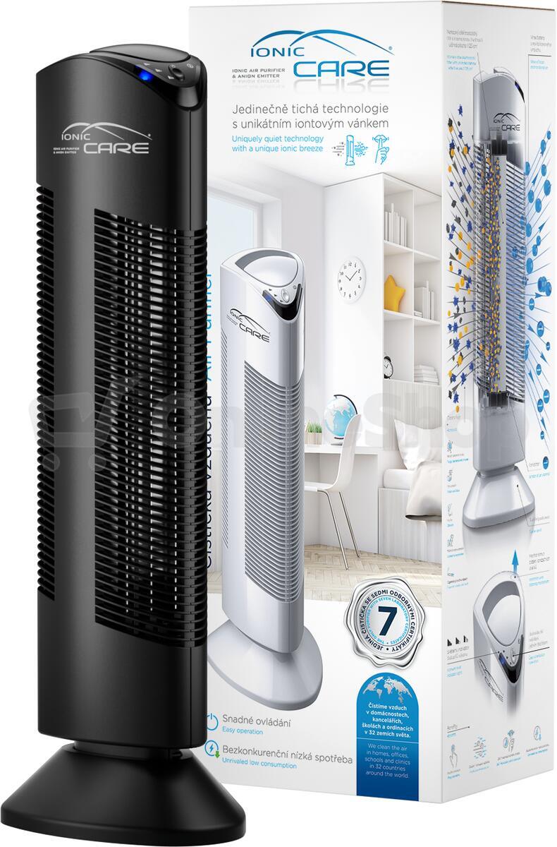Čistička vzduchu Ionic Care Triton X6 s ionizátorem černá