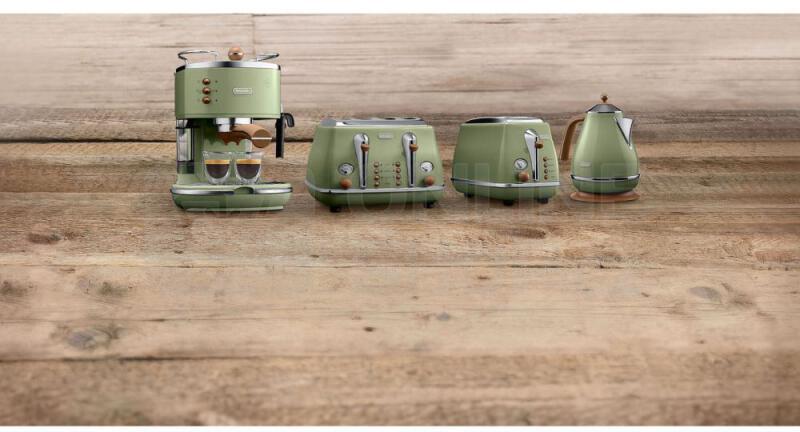 Rychlovarn konvice DeLonghi KBOV 2001 GR Icona Vintage