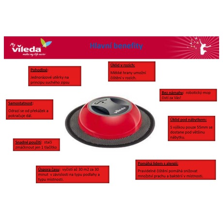 Mop Vileda ViRobi, robotický - Vileda ViRobi, robotický (foto 3)