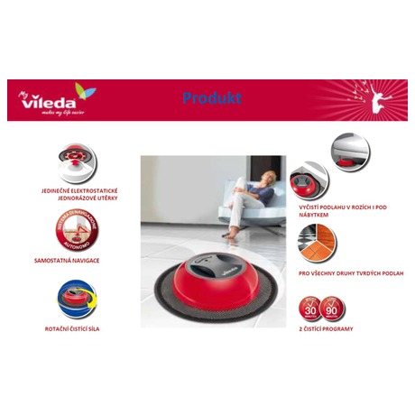 Mop Vileda ViRobi, robotický - Vileda ViRobi, robotický (foto 4)