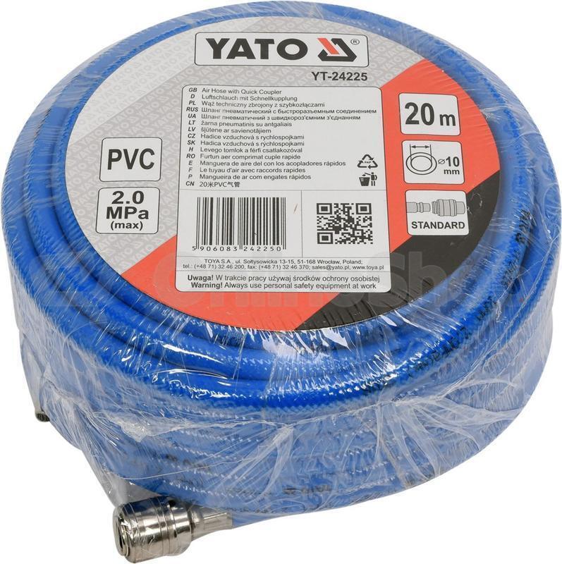Hadice vzduchová PVC YATO YT-24225 20m