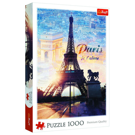 TREFL Puzzle Pa o soumraku 1000 dlk 48x68,3cm v krabici 27x40x6cm