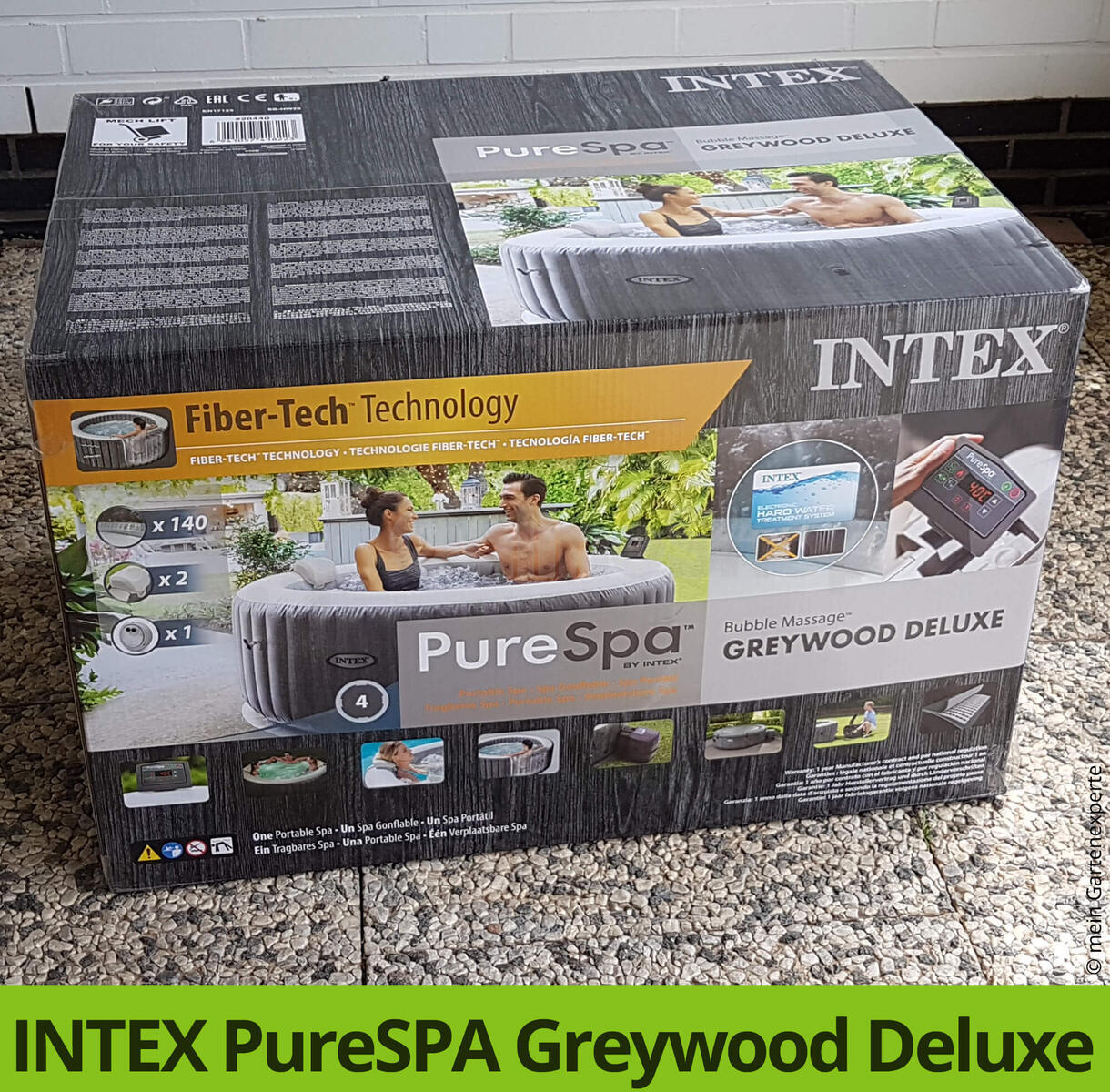 Akce Intex Pure Spa Bubble Greywood Deluxe 4 vířivka