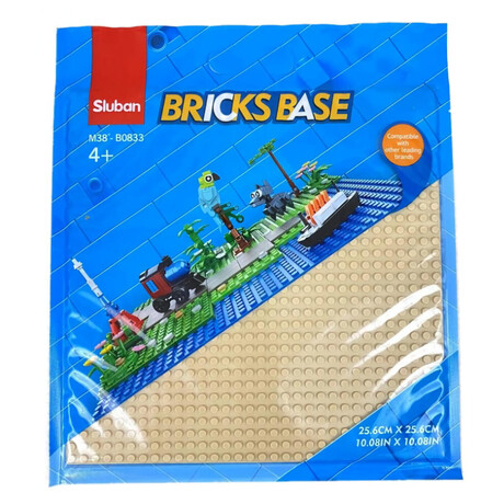 SLUBAN Bricks Base M38-B0833A, 32x32, okrová (foto 1)