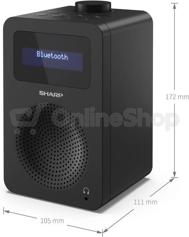 Digitální rádio Sharp DR-430BK FM/DAB+