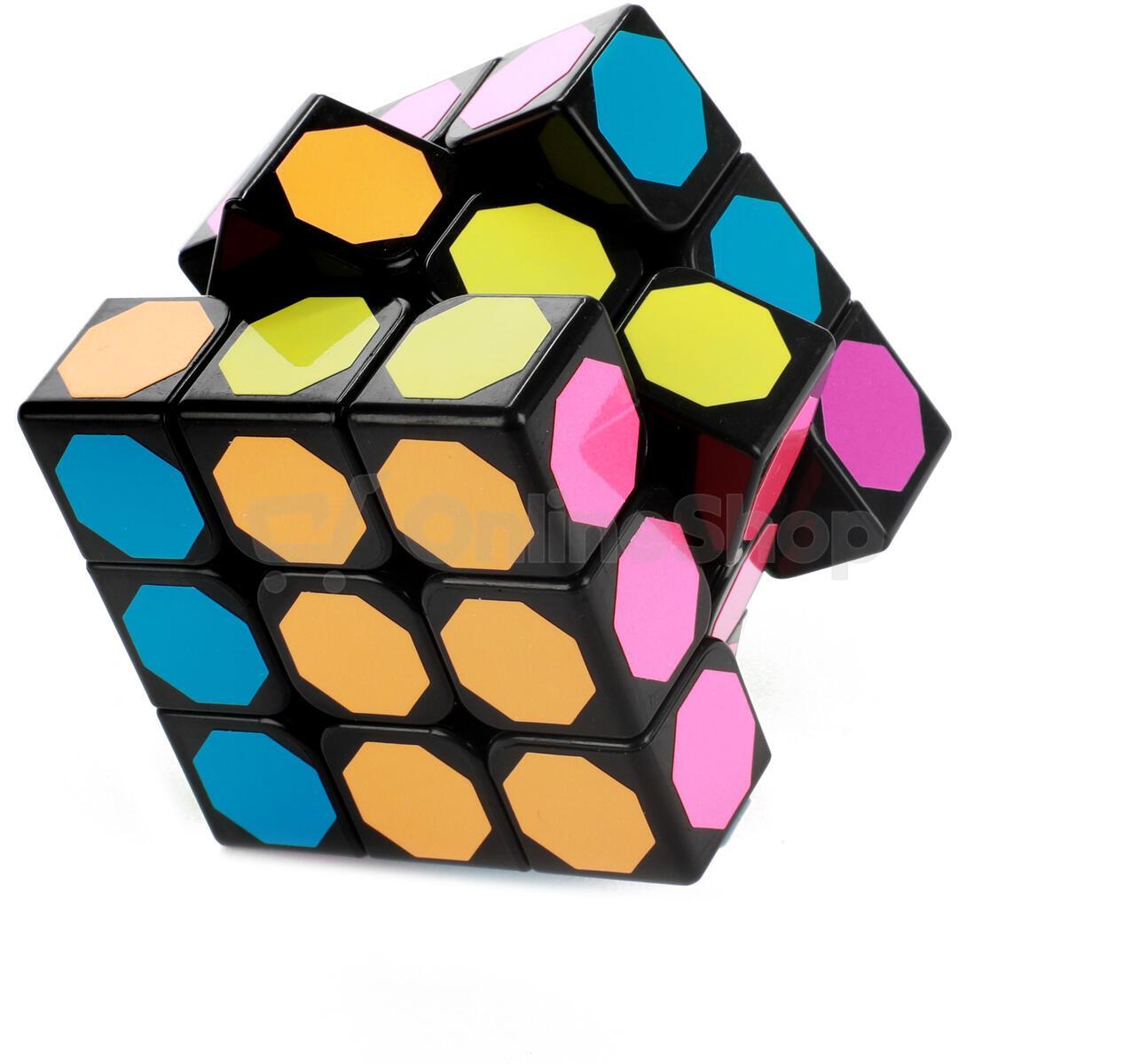 Teddies Hlavolam kostka plast 6x6cm v blistru
