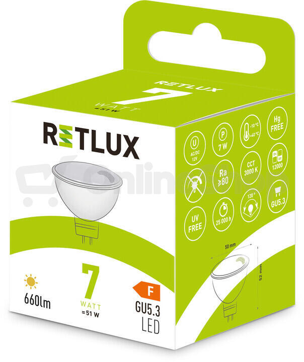 LED žárovka reflektorová Retlux RLL 420