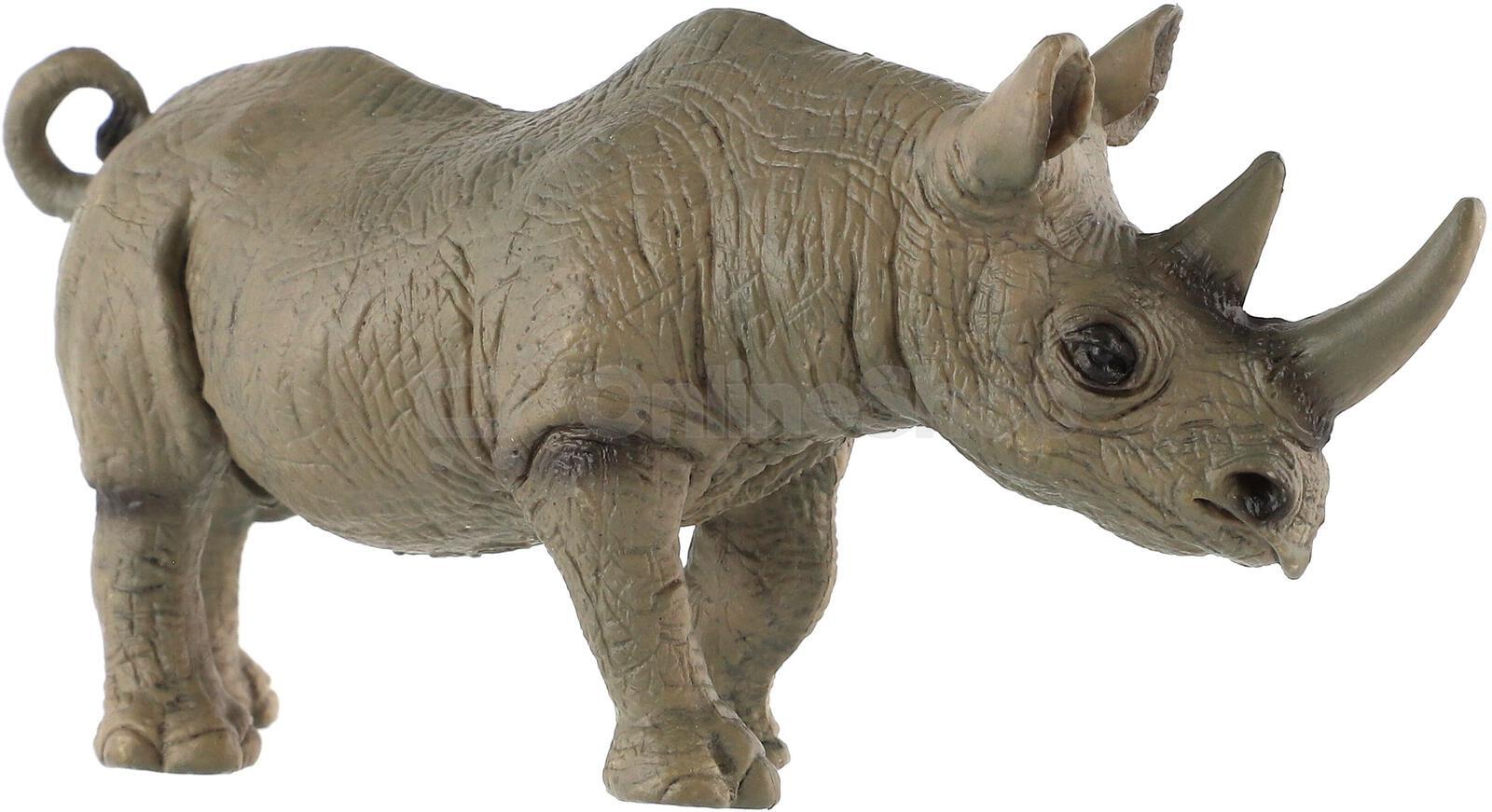 Figurka Zooted Nosorožec dvourohý, plast, 14 cm
