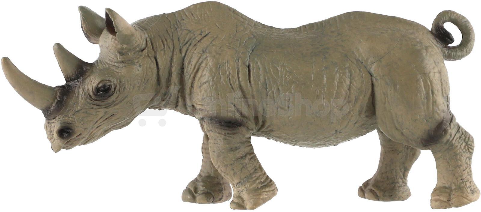 Figurka Zooted Nosorožec dvourohý, plast, 14 cm