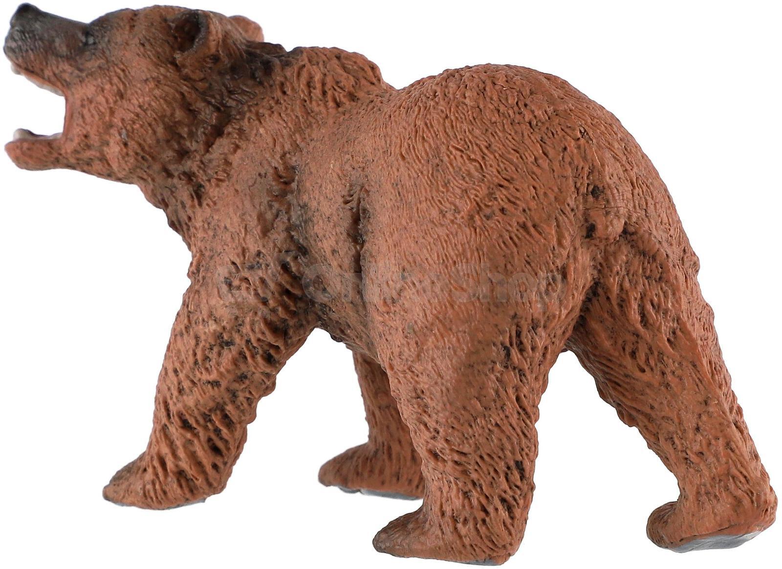 Figurka Zooted Medvěd hnědý, plast, 12 cm