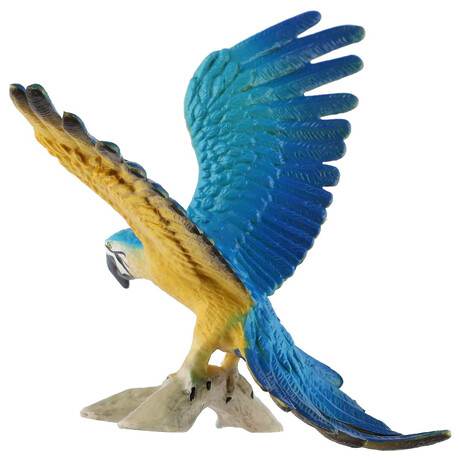 Figurka Zooted Ara ararauna, plast, 9 cm