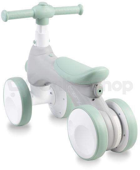 Odrážedlo MoMi TOBIS s bublinami šedé
