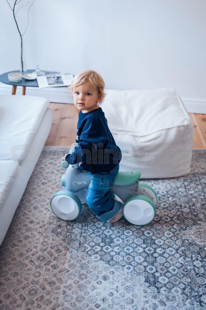 Odrážedlo MoMi TOBIS s bublinami šedé