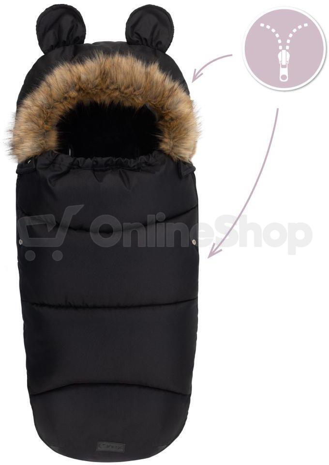 Zimní fusak MoMi COZY černý