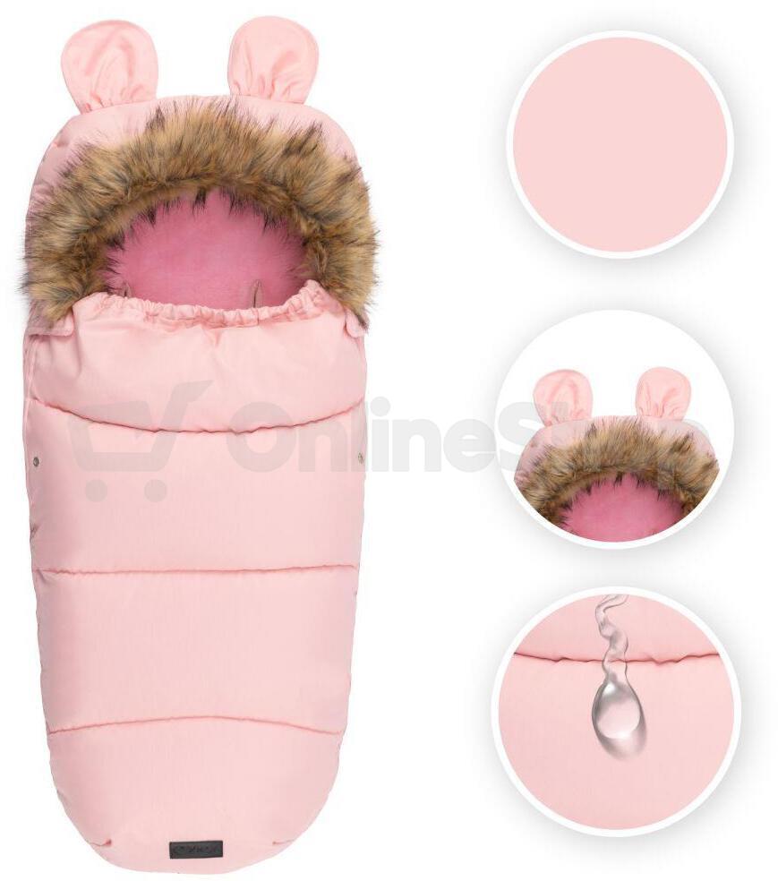 Zimní fusak MoMi COZY růžový