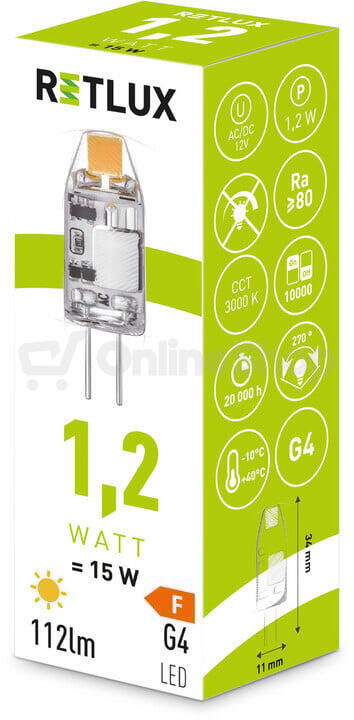LED žárovka JC Retlux RLL 456