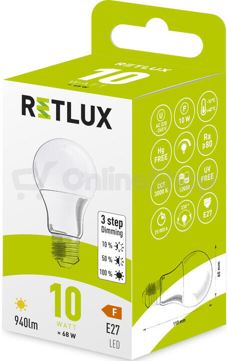 LED žárovka Classic Retlux RLL 449