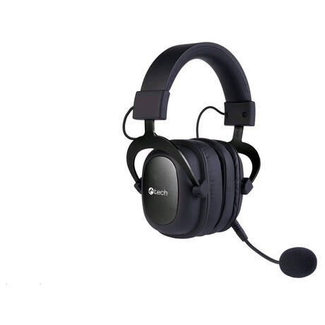 C-TECH herní sluchátka s&nbsp;mikrofonem Archon V2, pro-gaming, PC/PS/XBOX/ANDROID, černá (foto 1)